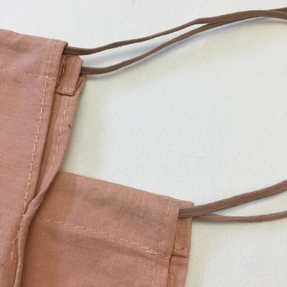 Miu Miu Dust Bags 2 Pieces for Shoes 13.5" x 9" Peach-Tone 100% Cotton - Picture 3 of 13